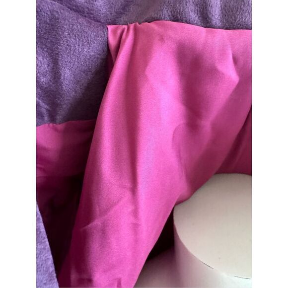 Vintage women’s 3 pc set blazer skirt pants Small deep purple velvet suede glam - Picture 7 of 7